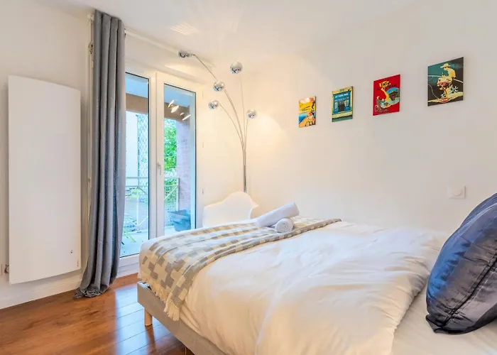Apartamento 3 Bedroom With Parking & Balconies La Madeleine (Nord)